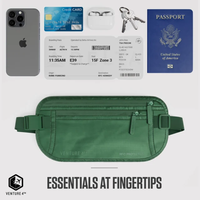 Travel smart, travel light! ✈️✨ Check the link in BIO @v4th⁠⁠Our money belt offers a large capacity for all your essentials, from passports to phones. Stay organized and secure on your adventures.⁠⁠#TravelEssentials #StayOrganized #AdventureReady